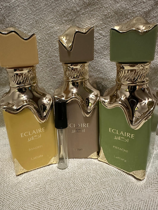 Eclaire Banoffi Pistache Bundle by Lattafa 5 ml SAMPLE BUNDLE
