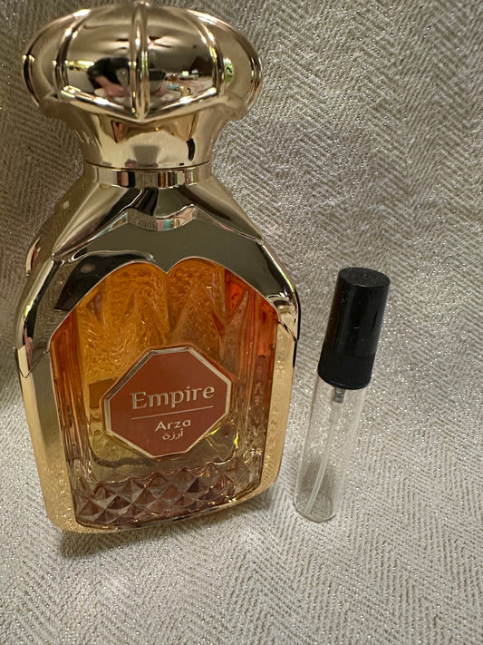 Empire Arza by Risala Elite SAMPLE SIZE SELECTION