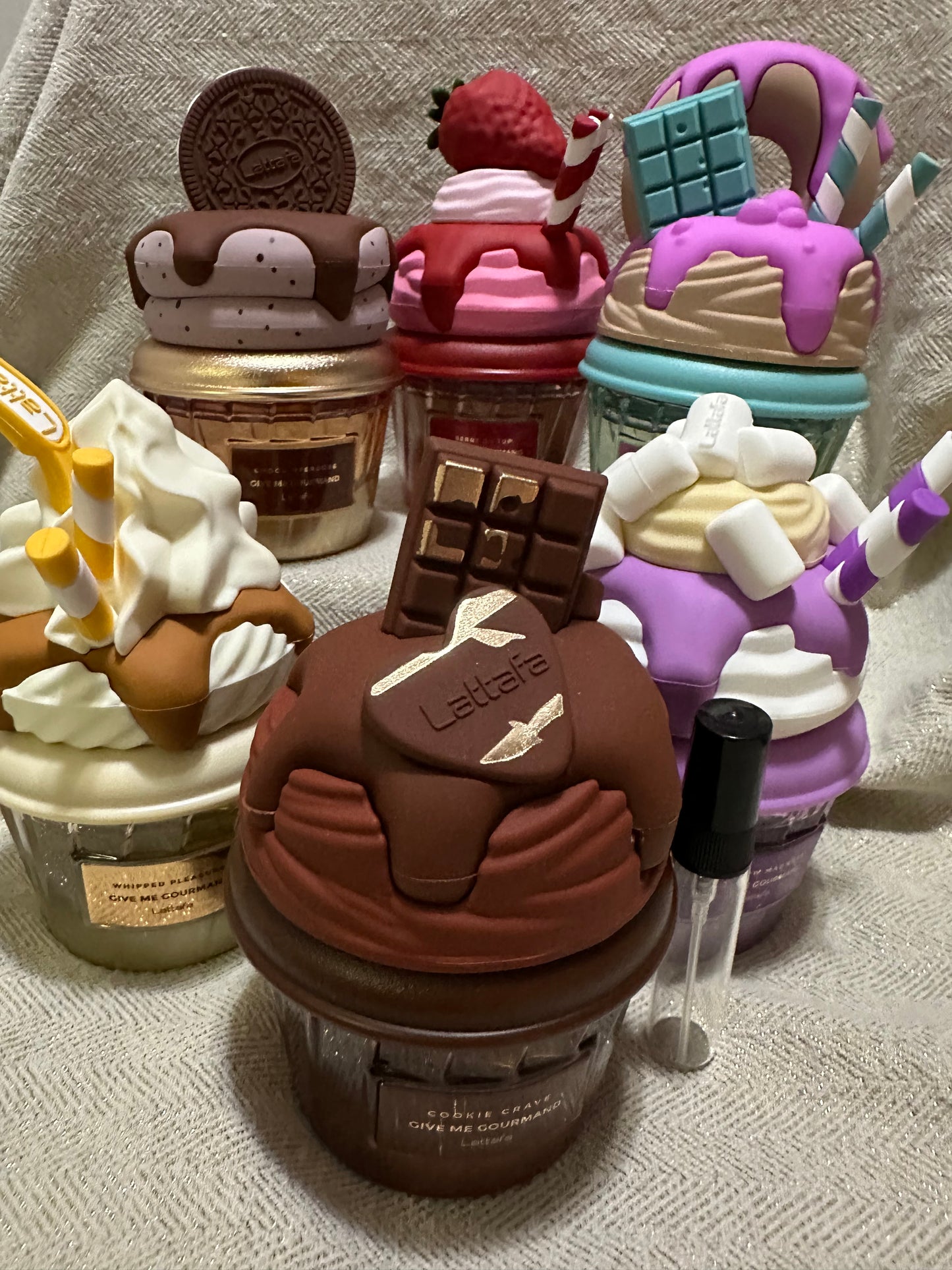 Give Me Gourmand Bundle by Lattafa 5 ml glass samples
