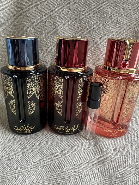 Musk Trio by Arabiyat Prestige 5 ml glass sample bundle